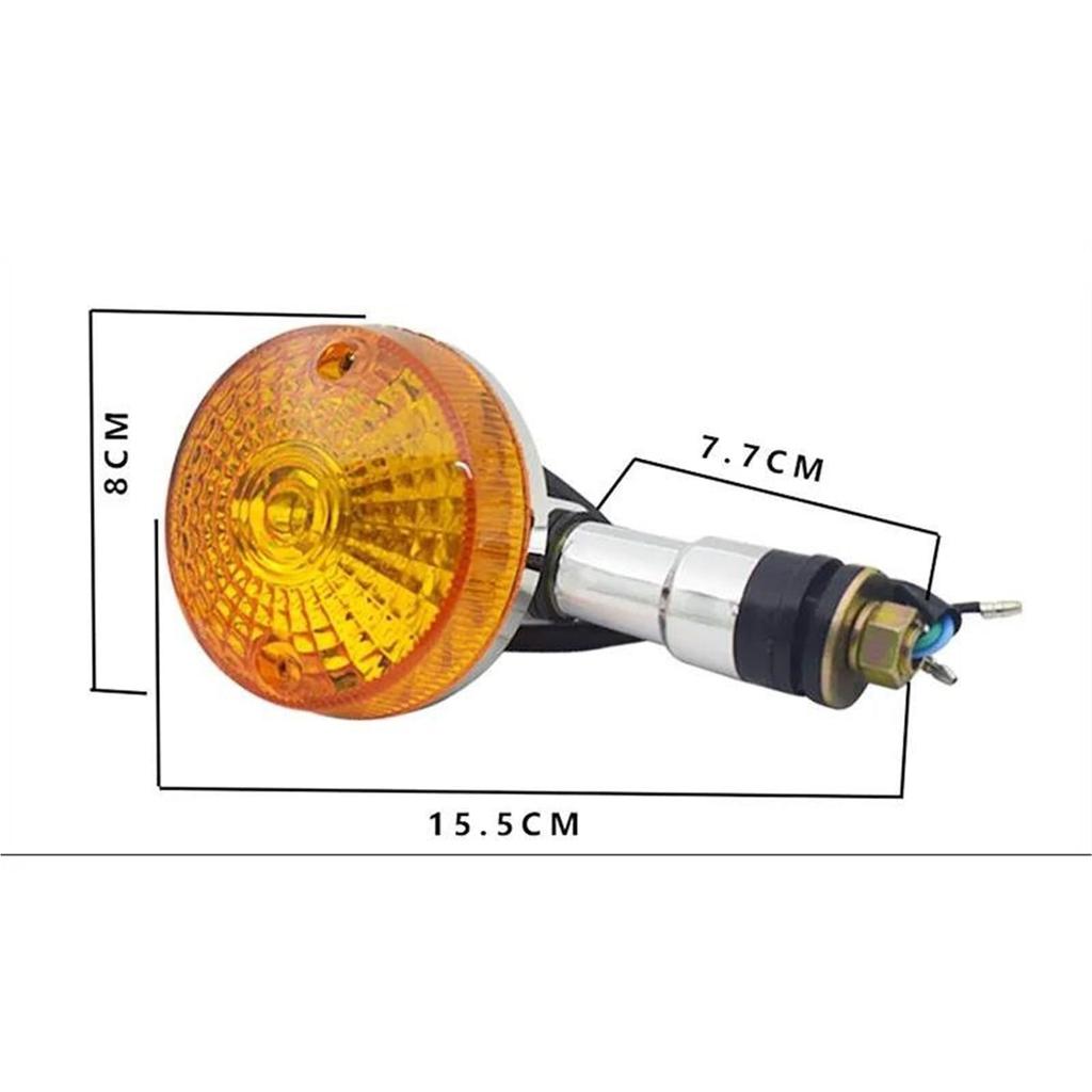 Turn Signal Lights Fit Suzuki GN125 GN250 HJ125-8 Motorcycle Front Rear Turn Signals 2