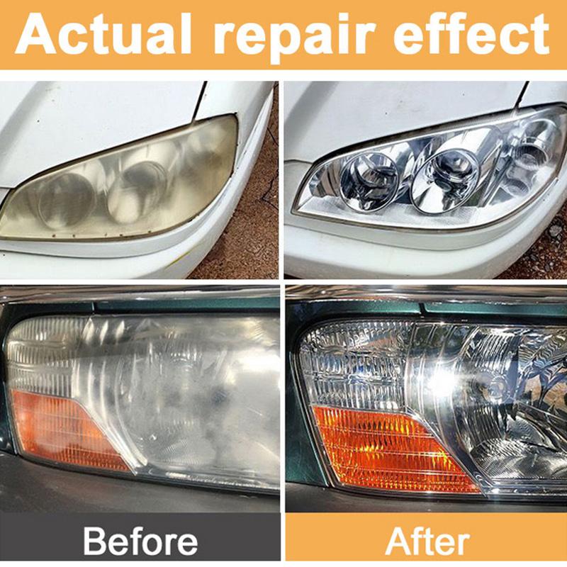 Car Headlight Polishing Agent Scratch Remover Repair Fluid Headlight Restoration And Renewal Polish Liquid Kit Auto Accessories