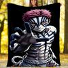 1pc Akaza (4) Theme Blanket - Digital Print, Polyester, Cozy for All Seasons, Perfect for Outdoor, and Travel