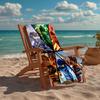 Ninja Fashion Beach Towel: Ideal for Summer Adventures Soft, absorbent and quick drying suitable for swimming and bathing