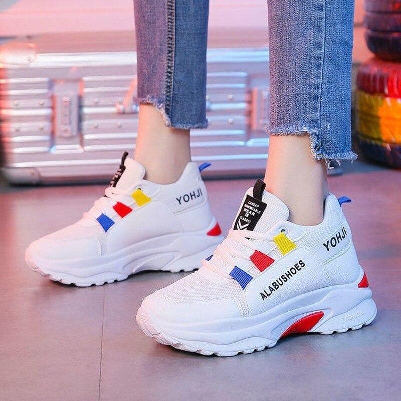 Mujeres Plataforma Sneakers Tenis Feminino Chunky Designers Mujer Casual  Old Dad Shoes Basket Female Lace Up Sports Shoes comprar a buen precio —  entrega gratuita, reseñas reales con fotos — Joom