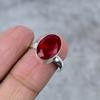 Mozambique Garnet Gemstone Handmade 925 Sterling Silver Jewelry Ring Size 6 M-267