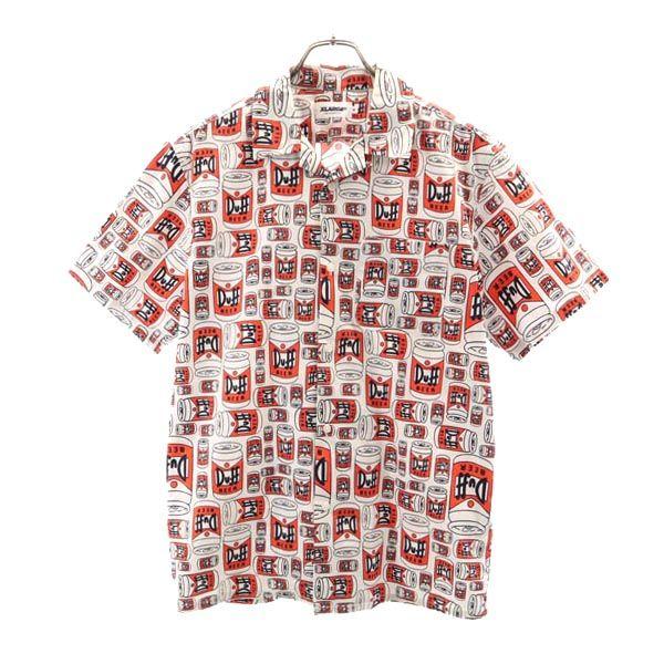 

XLARGE Overall handle Short sleeve Open collar shirt M Gray Open collar Men s Used