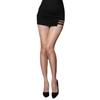 Satin Naturally silky and alluring3D One-piece lace suspender black sheer open-crotch no-removal stockings for summer