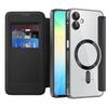 KEYSION Plating PU Leather Flip Wallet Case for Samsung A07 A06 A05 Cards Slots Magnetic Phone Back Cover for Galxy A05 A06 A07