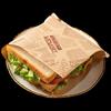 Meidi Food-Grade Sandwich Wrapping Paper (Newspaper Design, 50 Sheets)