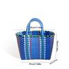 Hollow Out Weave Bag Vacation Style Plastic Handbag Trendy Beach Bag  Girls