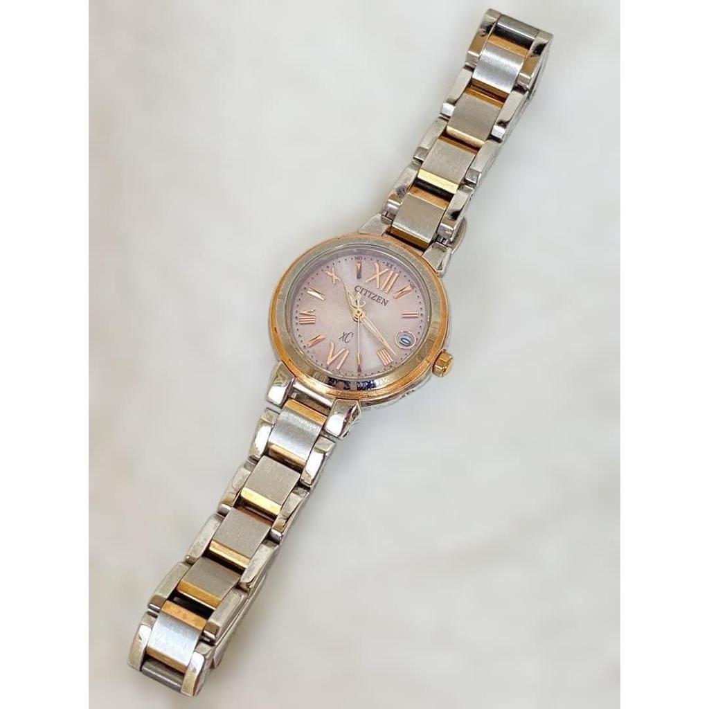 Used Good Condition Citizen xC Eco Drive Ladies Pink Dial