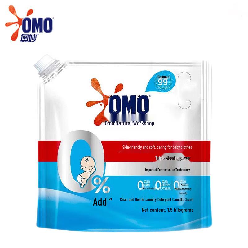 OMO Natural Workshop Gentle Laundry Liquid