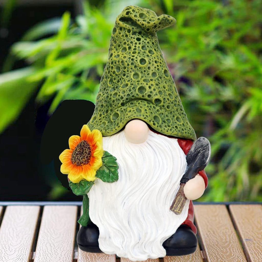 Hide A Key Gnome Figurine Outdoor Garden Gnome Statues Decorations For Yard Hidden Spare Key Holder Lock Box