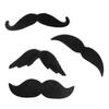 4Pcs Fake Moustaches Artificial Beard Stick On Moustaches Self Adhesive Fake Beard for Halloween Masquerade Photo Props