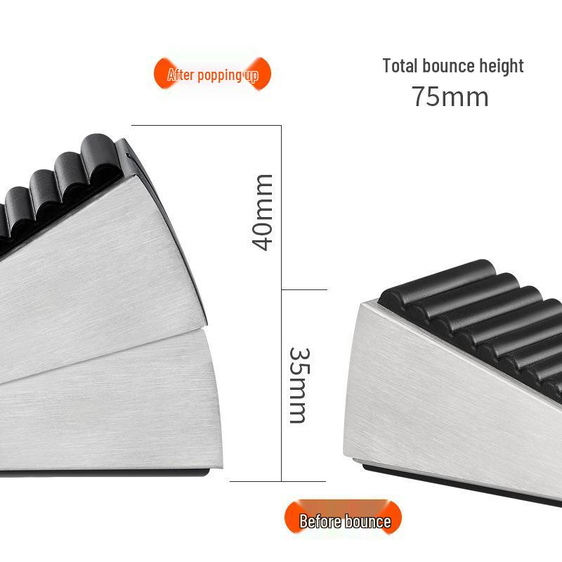 Adjustable Spring Door Stopper - Anti-Collision Door Blocker, Windproof and Heightened Door Wedge.