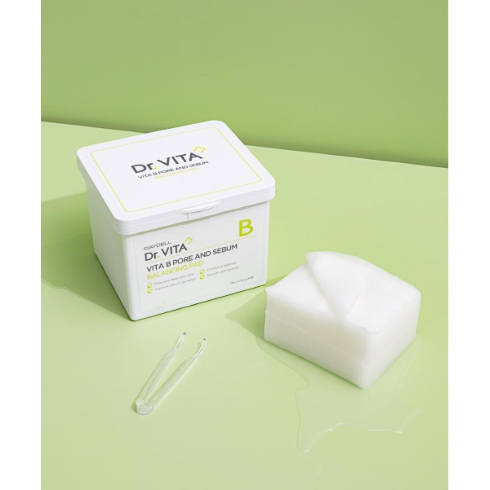Drvita [3 Trial Samples Free] Vitamin B Pore   seBum Balancing Pore Care Pad 80 Sheets