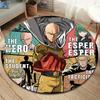 Onepunch Man Round Area Rug Carpet Rug For Living Room Bedroom Sofa Playroom Decor Nonslip Floor Mat