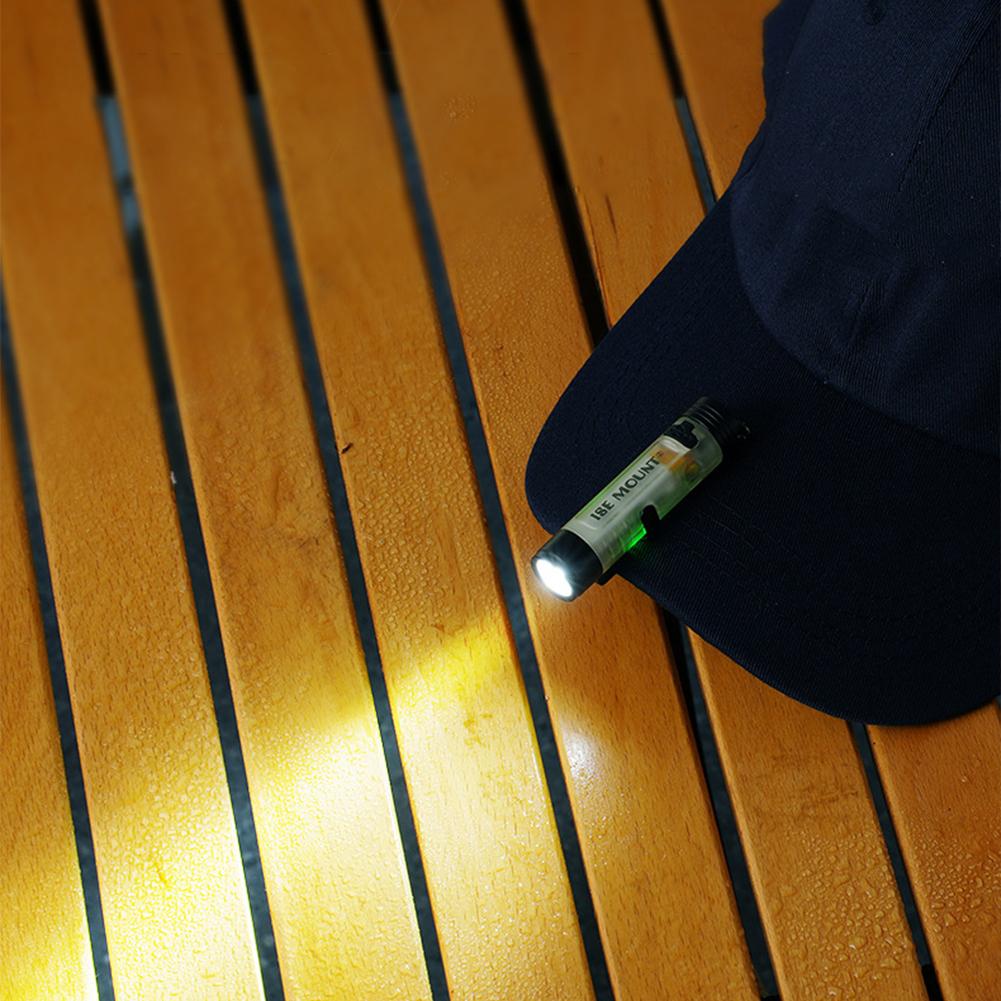 LED Outdoor Mini Flashlight with Magnetic Hook Portable Camping Flashlight Pocket Size Work Light for Fishing Hiking