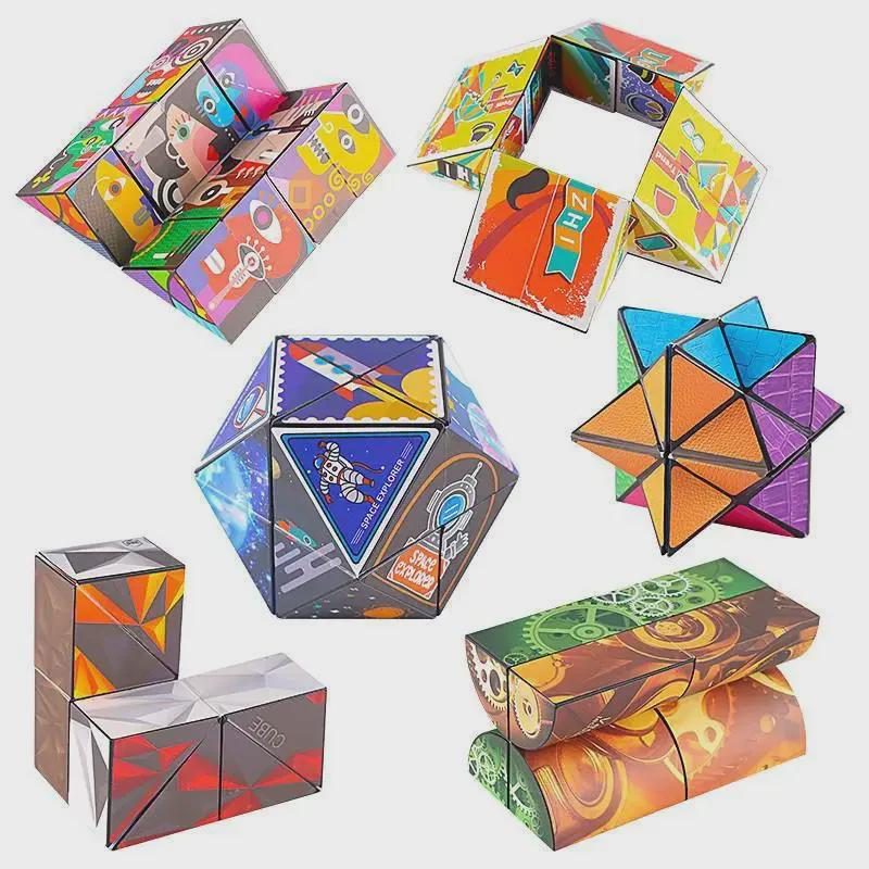 3D Infinite Magic Cube - Stress Relief Toy for Kids