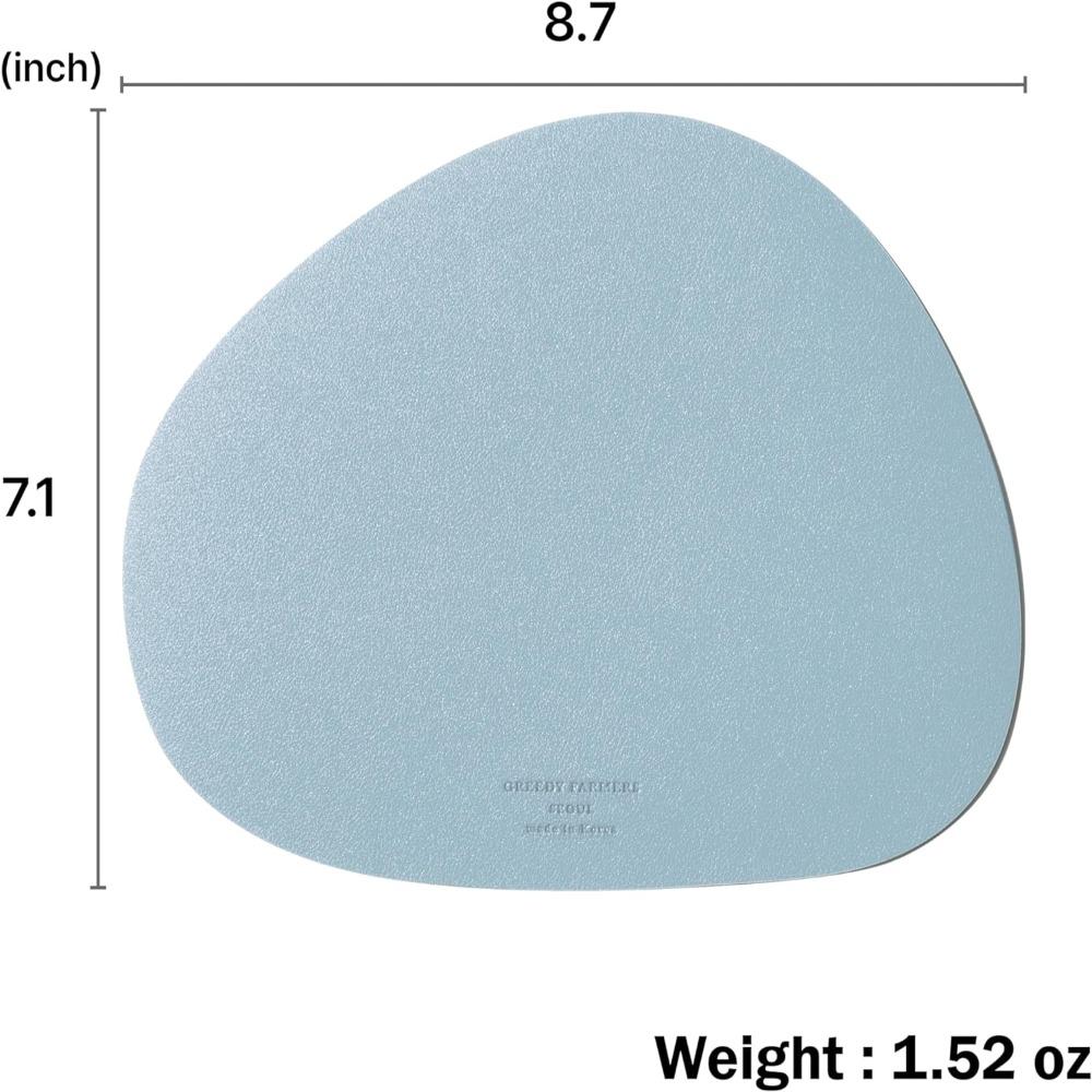 8,7 X 7,1 cala Mała nieregularna podkładka pod mysz Niebiesko-brązowa kolorowa antypoślizgowa podkładka pod mysz Trwała podkładka pod mysz