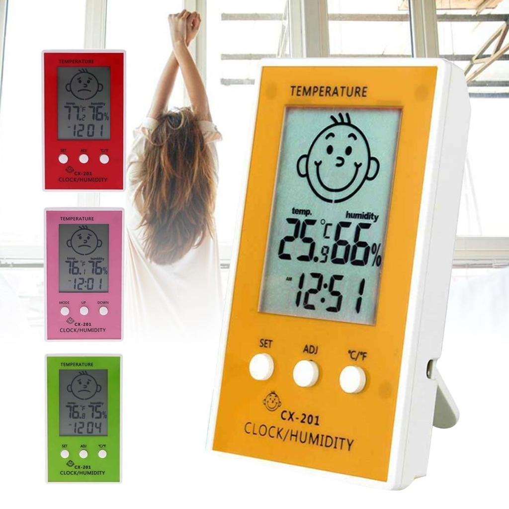 Neu Gesundes Leben Digital LCD Thermometer Hygrometer Feuchtigkeit Komfort Wetter Station