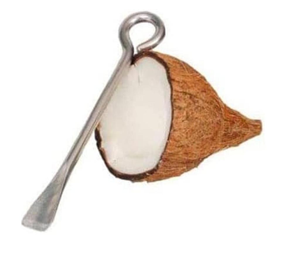 TreegoArt Kokosnussschneider Werkzeug Kokosnusssplitter, Schalenentferner, Schneider, Hackmesser, Entferner Küchenwerkzeug - Packung mit 1