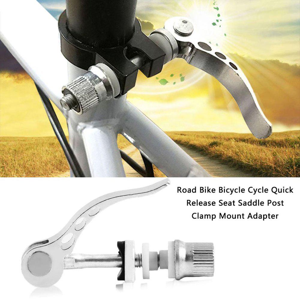 BMS Road Bike Bicycle Cycle Quick Release Seat Saddle Post Clamp Mount