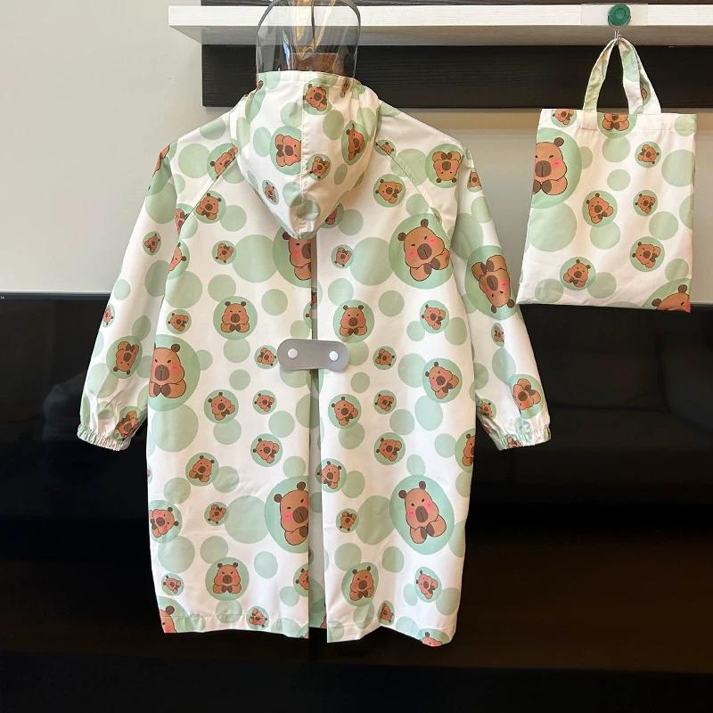 New 2026 Japanese-Style Lightweight Quick-Dry Breathable Children's Raincoat for Boys and Girls, Waterproof Rain Poncho for Kindergarten and