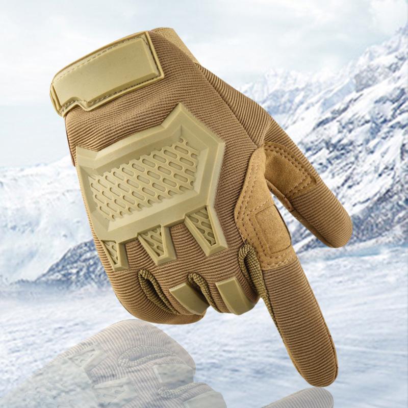 Men’s Full-Finger Tactical Gloves | Wear-Resistant, Non-Slip for Outdoor Sports, Cycling, Climbing, and Field Combat