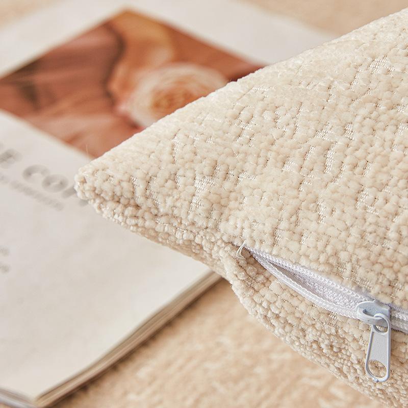 Chenille Sofa Cushion Four Seasons Universal Non-slip Cover Modern Light Luxury Cover Towel Thick Sofa Cover Solid Color Set