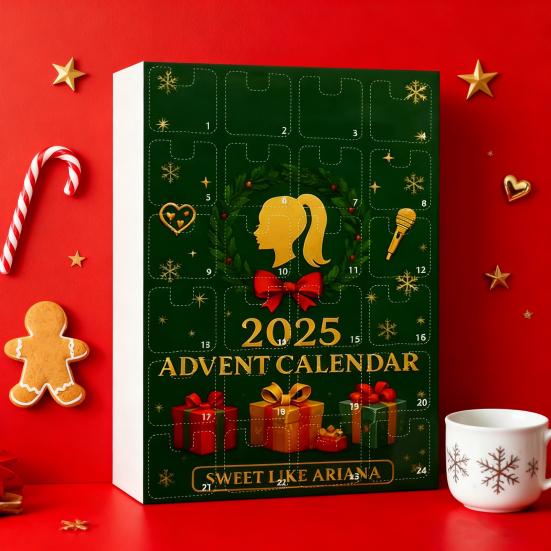 Christmas Advent Calendar 2025 24-Day Countdown Box for Kids Multifunctional Holiday Decoration for Parties