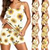 Women's Printed Split Swimsuit Sport Swimsuit Two-Piece Set