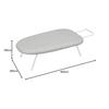 OHM Electric Ironing Board, Steam Ironing Board, Aluminum Coated, Foldable, with Iron Stand, KAJ-IDT60BS (08-3297)