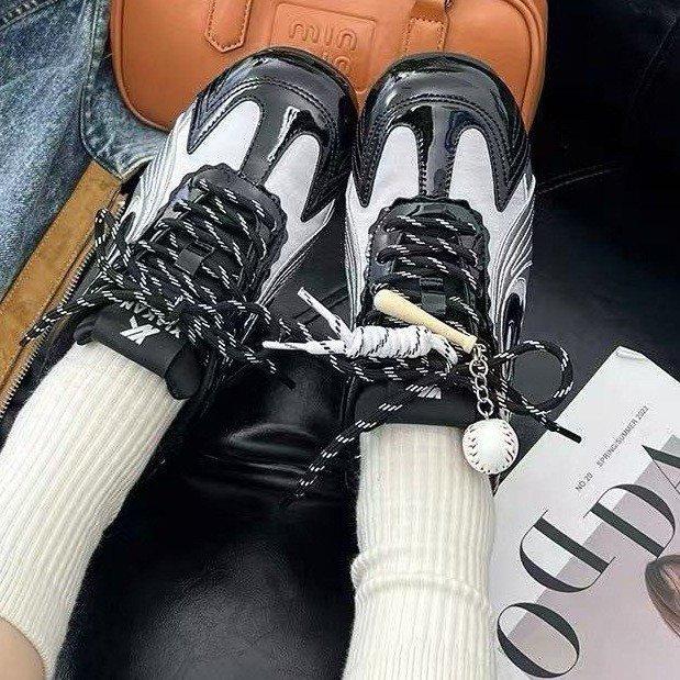 Niche racing shoes increase in height within 4cm, summer great-looking shoes 2025 new leisure sports Forrest training shoes