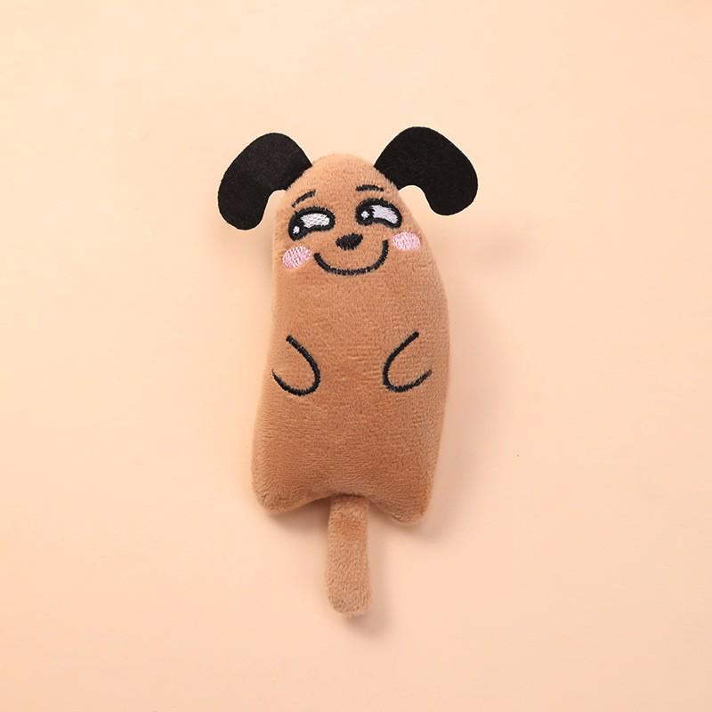 Catnip Plush Thumb Doll: Self-Entertainment Teething Toy, Bite-Resistant for Cats