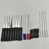11Pcs Locksmith Extractor Tools Kit with Tension Wrench - Broken Key Removal Set for Home And Family Use Life Helper