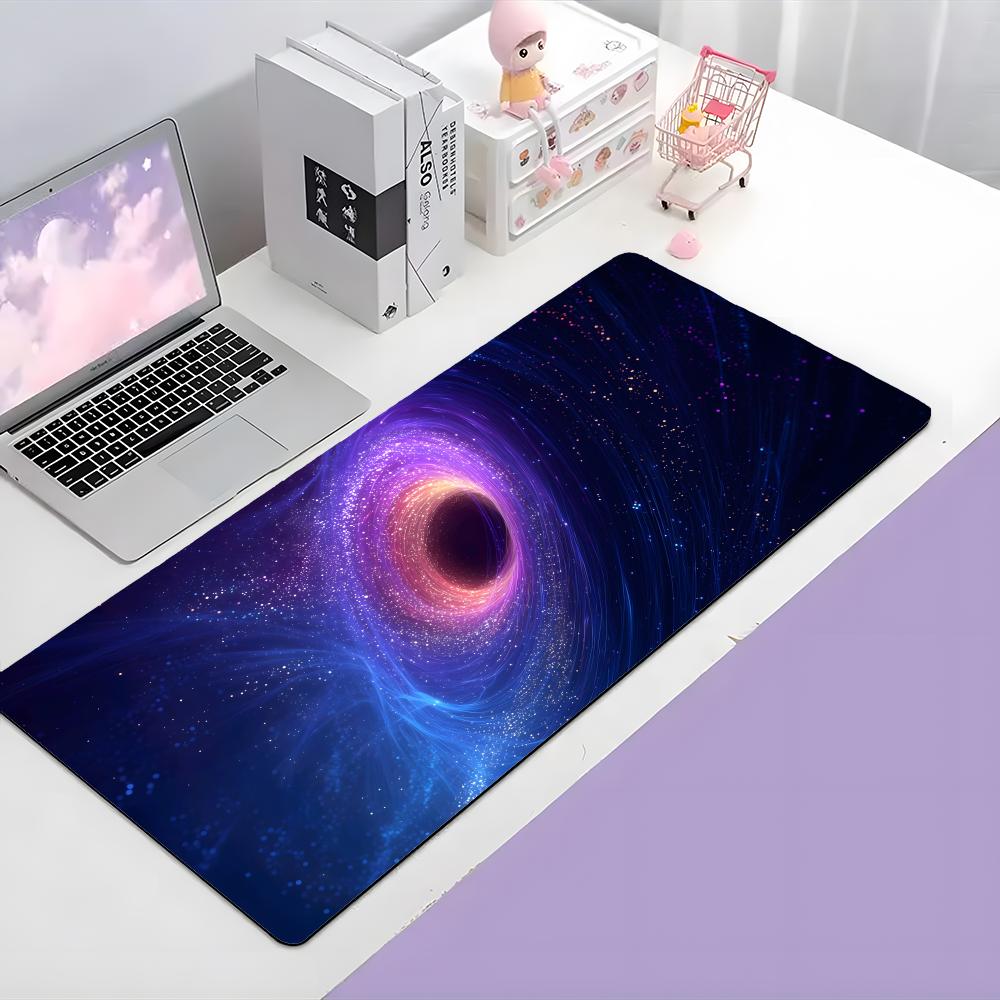 Galaxy Vast Beautiful Space Art Mouse Pad Large Gaming Mousepad With Thick Stitched Edge NonSlip Desk Mat