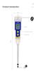 EC-315 Soil Tester Multifunction 2 in 1 Soil EC Temperature Meter Handheld Water Quality Monitor EC Tester for Lab Aquarium Soil