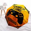 1PC Game theme Umbrella Portable Folding Umbrella Iron Frame Hole Bone Structure Outdoor Home Umbrella A9