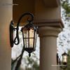 Solar European Antique Outdoor Wall Light for Balcony, Garden, Villa, Courtyard, and Corridor