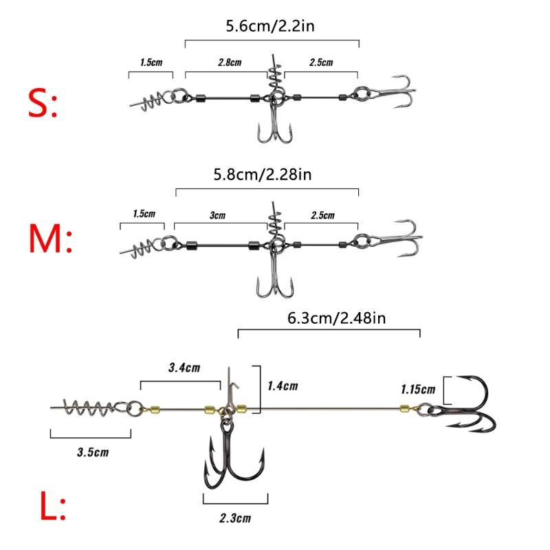 High Strength Carps Fishing Rigs Durability Quickly Change Connectors for Professional Anglers in Freshwaters Lake