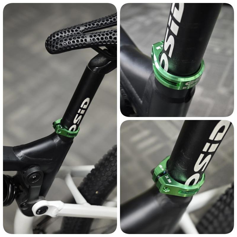 Bicycle Seat Post Clamp 31.8mm Highway Bicycle Seat Tube Clamp Ultra Light Mountain Bicycle Seat Tube Bicycle Accessories