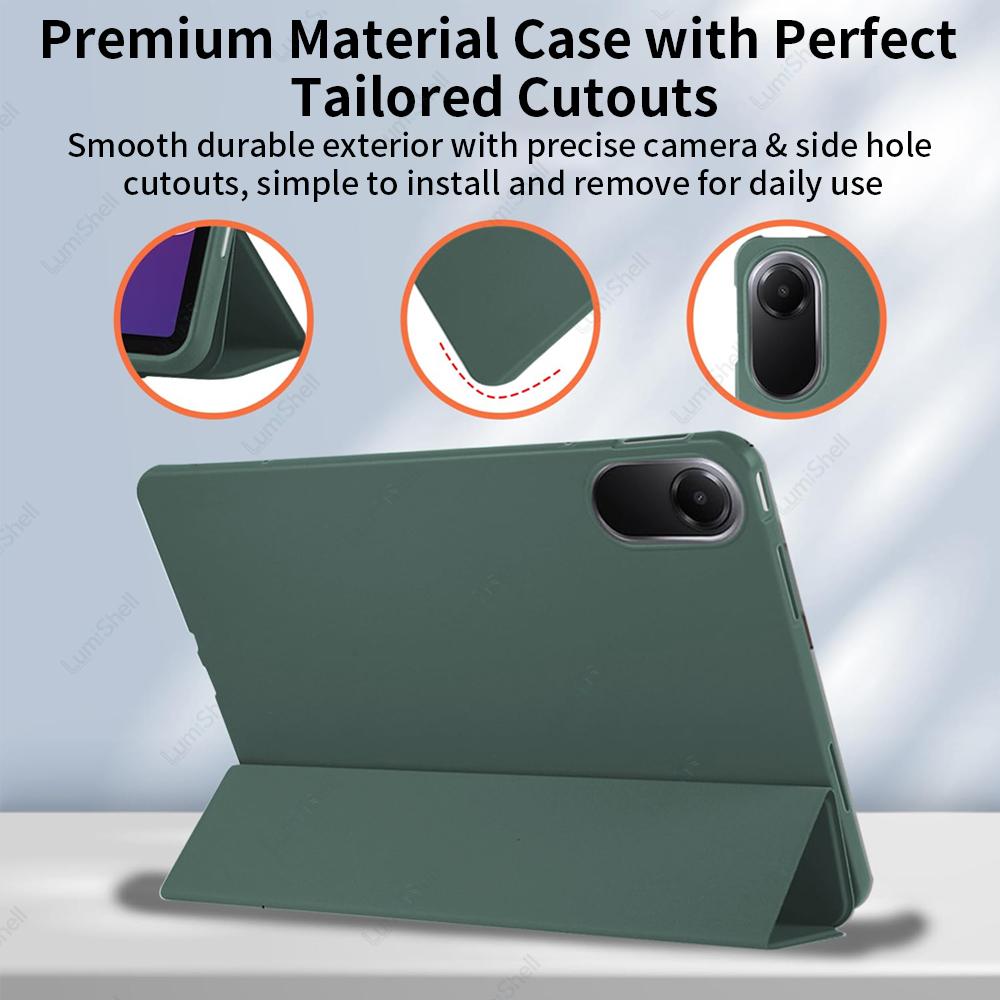 For Redmi Pad 2 Case Auto Wake Up & Sleep Silicone Cover Support Charging For Coque Xiaomi Redmi Pad 2 2025 Case Cover 11 inch