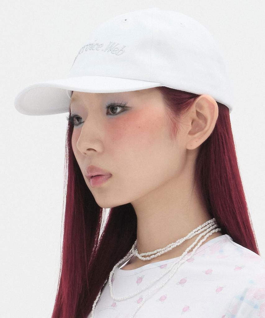Taibseobiseu Washed Web Cap [White]