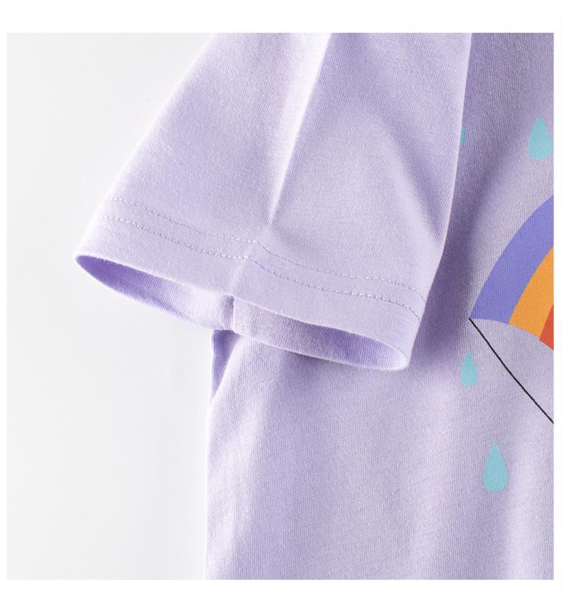 27home Spring/Summer 2024 Girls' Short-Sleeve T-Shirt for Babies