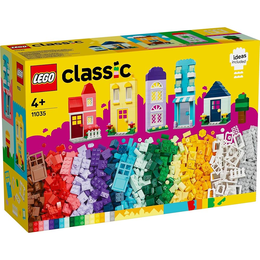 LEGO Classic Build Your Own House Toy Set Educational Blocks for Kids Ages 4-6 11035