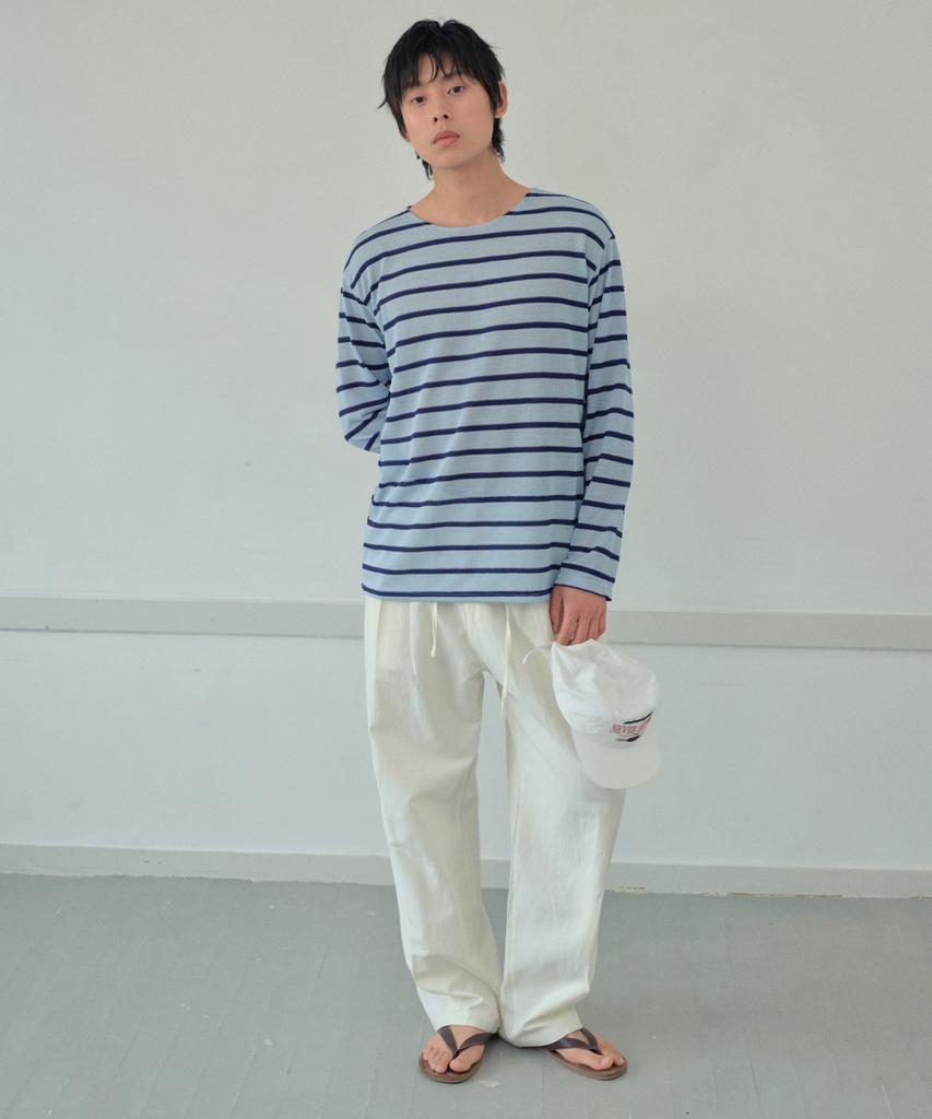 Wednesday Oasis Semi-Curved Twill Double-Pleat Pants_Ivory(Wb6Pt12)