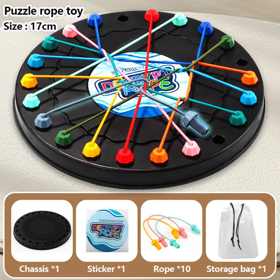 

Leisure Solving Rope Battle Challenge Board Game Toys Children Puzzle Logic Thinking Parent Child Interaction Development Focus
