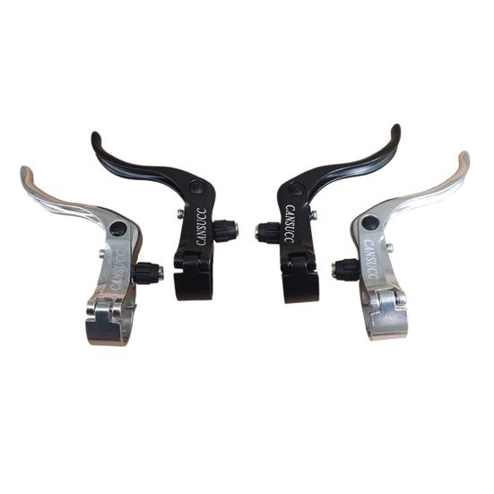 1 Pair Useful Safe to Use Easy to Replace Multipurpose Aluminum Bicycle Brake Lever for Bike