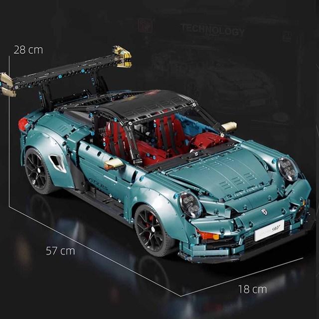 3389PCS Compatible MOC T5026 Model High Tech Sport Super Racing Car Toy Set Building Block Brick Boy Children Kid Christmas Gift