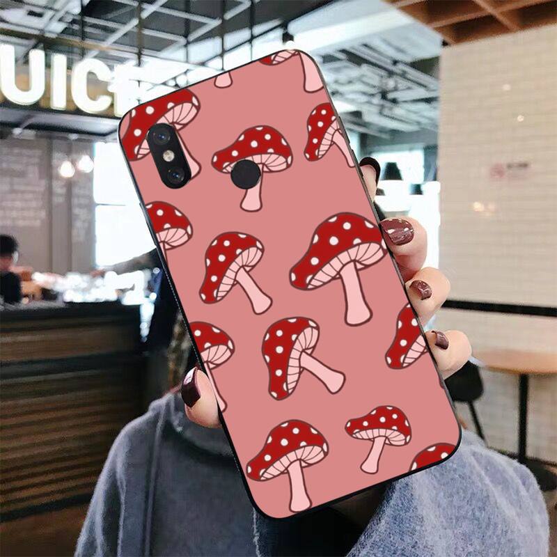 Mushroom Cute  Phone Case for Xiaomi Mi 5 6 8 9 10 Lite Pro SE Mix 2s 3 F1 Max2 3