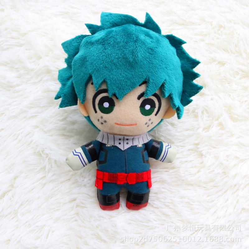 15CM My Hero Academia Anime Izuku Midoriya Katsuki Bakugou Shouto Todoroki Plüsch Anhänger Spielzeug Weiche Plüschpuppe Geschenk