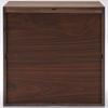 MUJI Stacking Chest Width 37 X Depth 28 X Height 37 Cm 4 Drawers Walnut Veneer 12381150